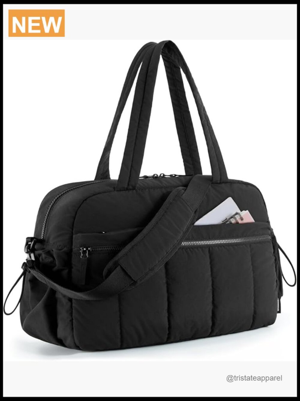 Large Capacity Lightweight Carry On Weekender Duffel with Wet Pocket